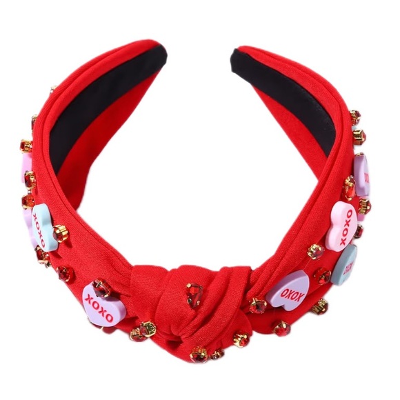 Valentine’s Day Conversation Hearts Headband - Picture 2 of 4